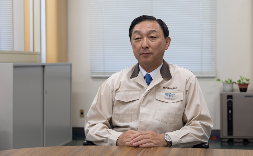 Takahashi Machinery President Toru Takahashi